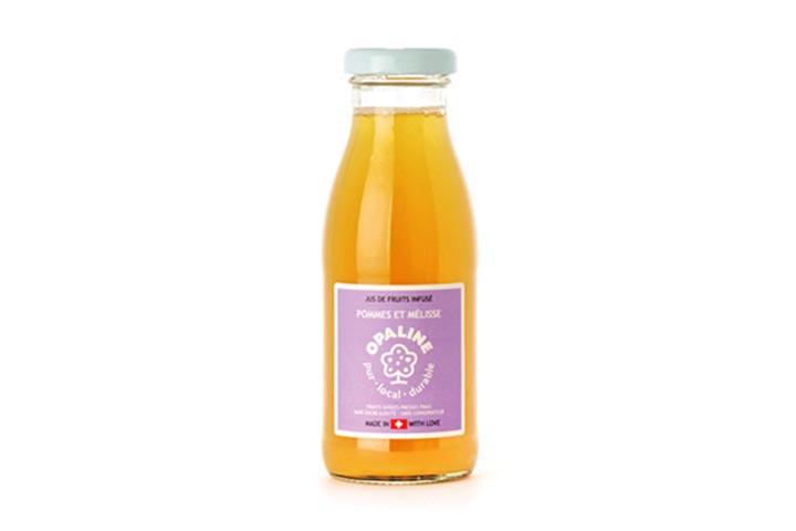 Apple juice and melisse. Opaline Valais - Together