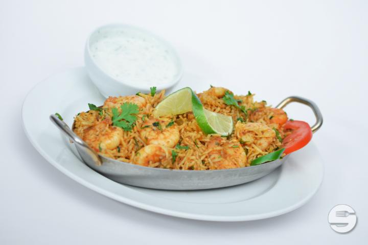 Crevette Biryani - Royal Oriental