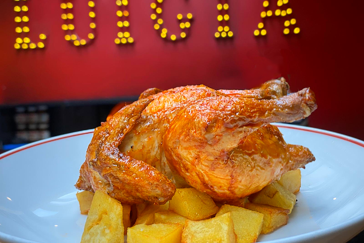Galletto in forno a legna con patate arrosto - Luigia - Rive Gauche