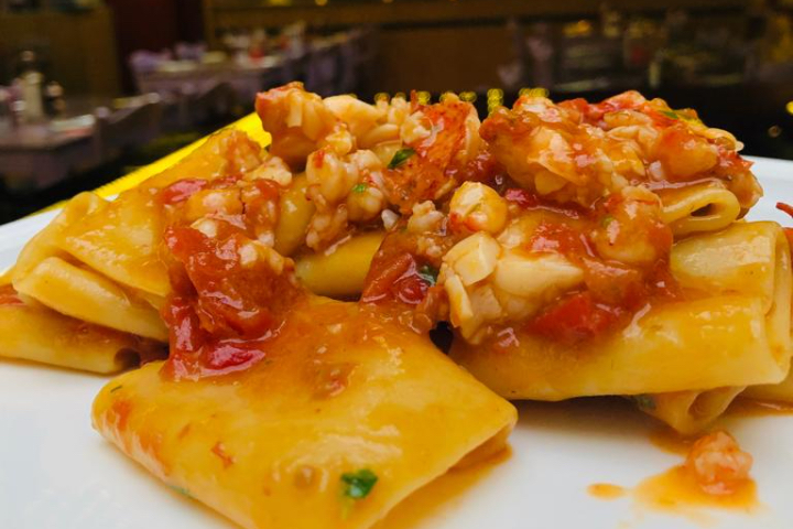 Paccheri ai crostacei - Luigia - Rive Gauche