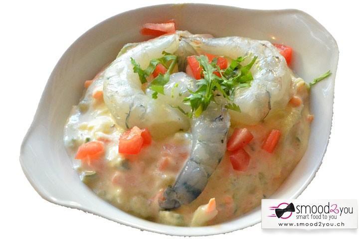 110. Prawns Raita - Indian Curry House