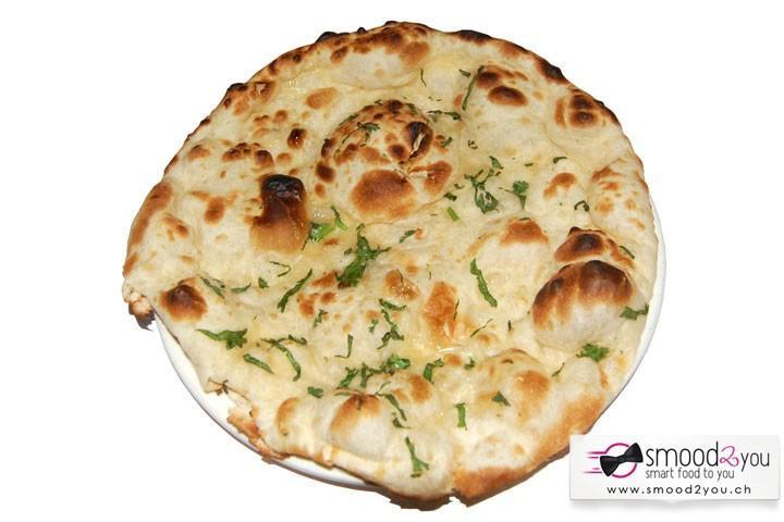 704. Nan with Garlic - Indian Curry House