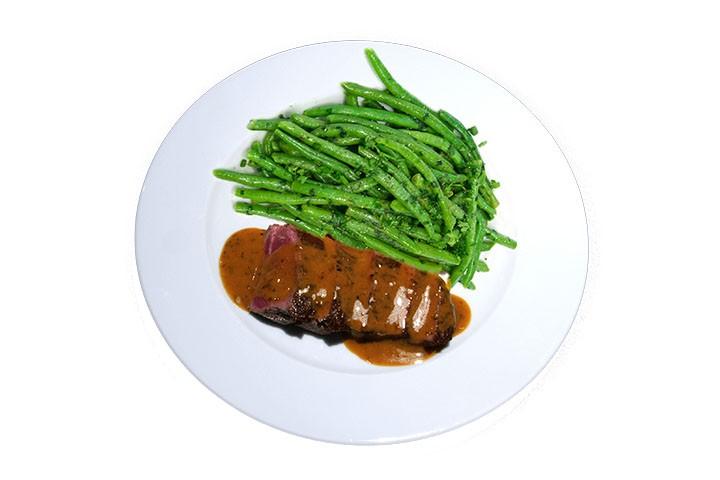 Half Beef Entrecôte and green beans - Wine & Beef (Levrier)