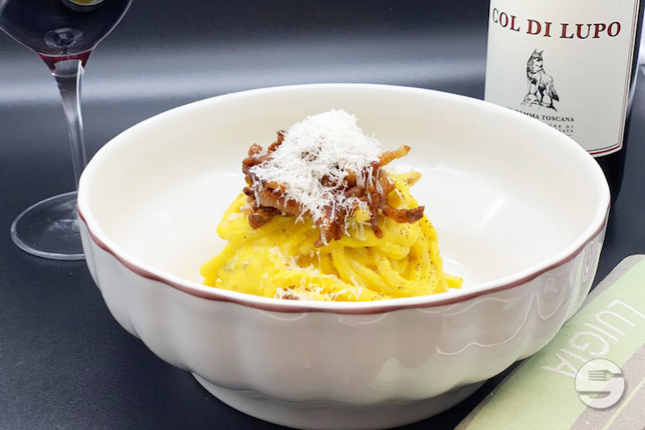 Bucatini Alla Carbonara - Luigia - Rive Droite