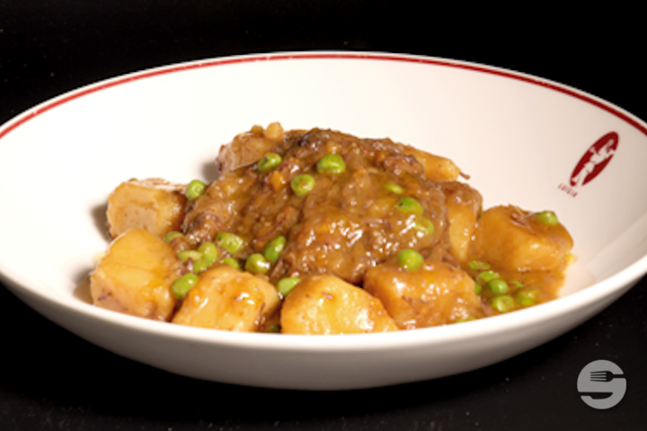 Guancia Di Manzo Con Patate E Piselli - Luigia - Rive Droite