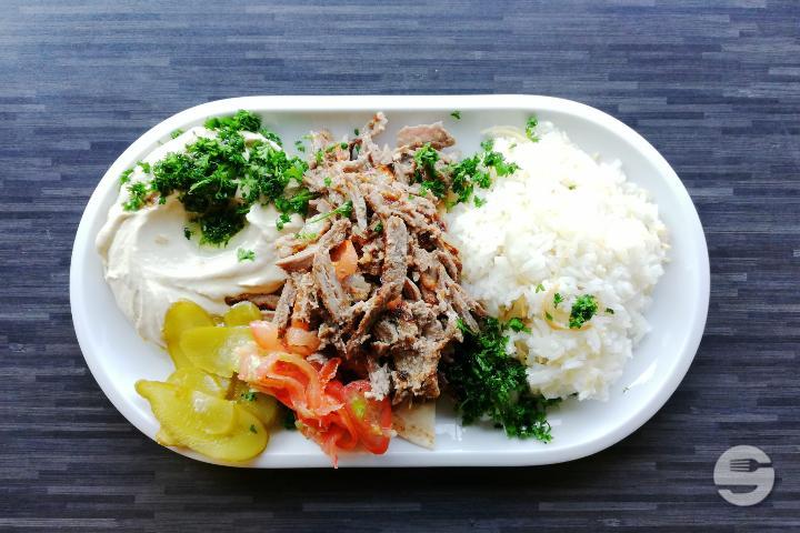 Assiette Chawarma - Yasmine Traiteur