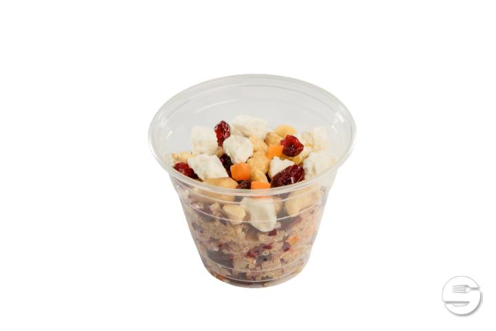 Salade quinoa, goat cheese and cranberries - Pouly