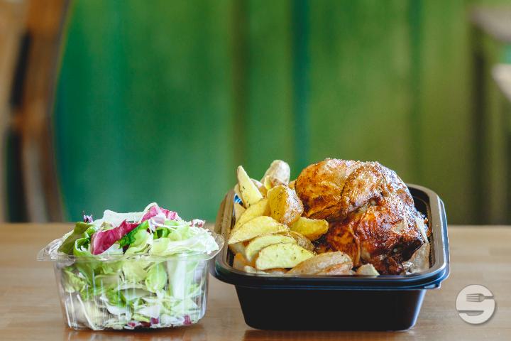 1/2 poulet à la broche - Chez ma Cousine