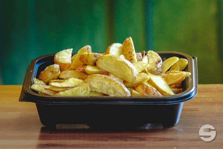 Portion des pommes provençales - Chez ma Cousine (Bourg-de-Four)