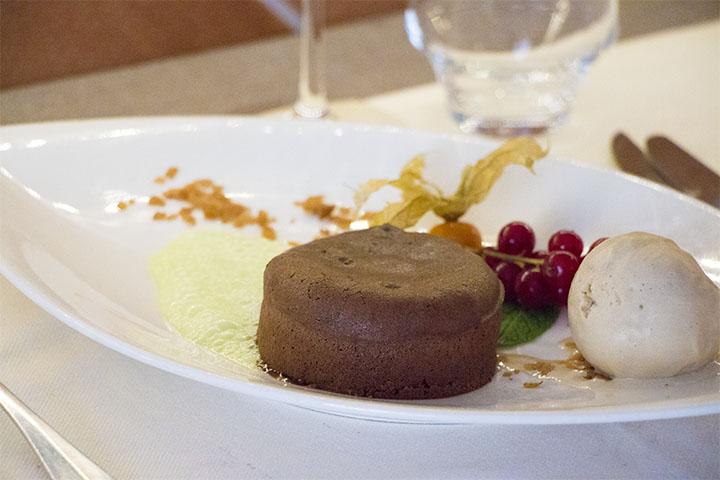 Melted chocolat heart from carrabean - Minuit Soleil