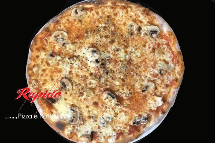 Pizza Funghi - Pizzeria Rapido