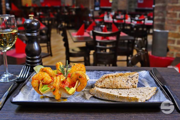 Flambeed Shrimps - Taco's Bar