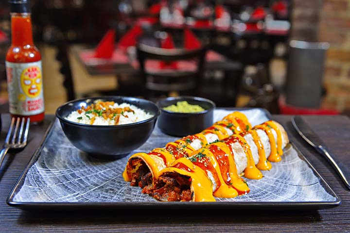 Enchiladas de Boeuf - Taco's Bar