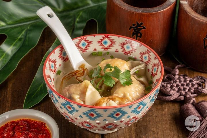 13. Soupe aux Raviolis Porc et Crevettes - Hungky