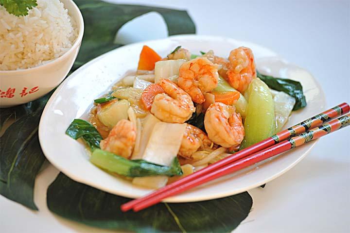 215. Crevettes Chop-Suey - Hungky