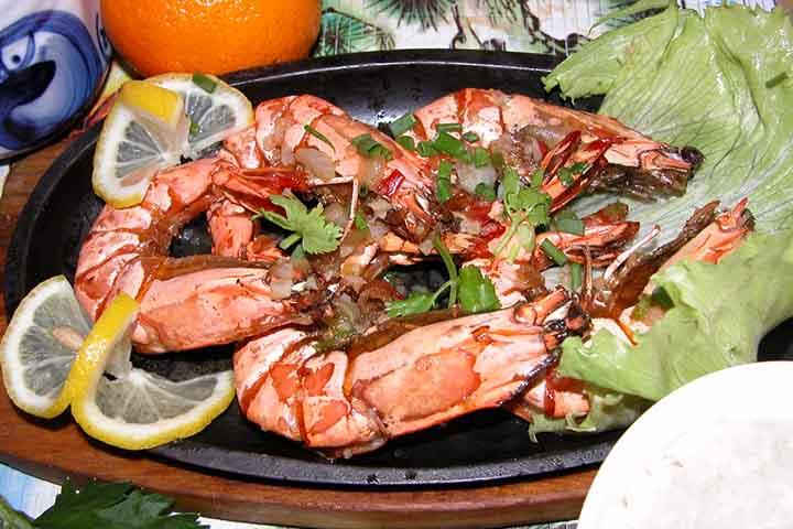 322. Shrimp with salt and pepper sauce - Hungky