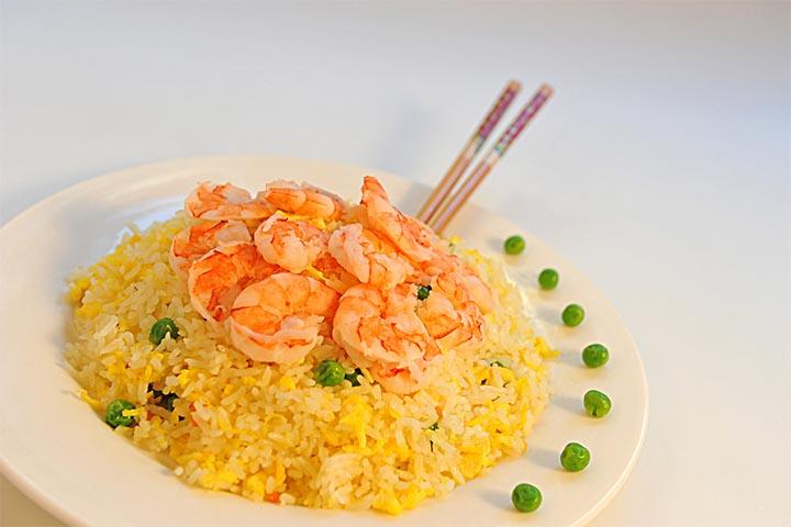 411. Riz Cantonais Sauté aux Crevettes - Hungky