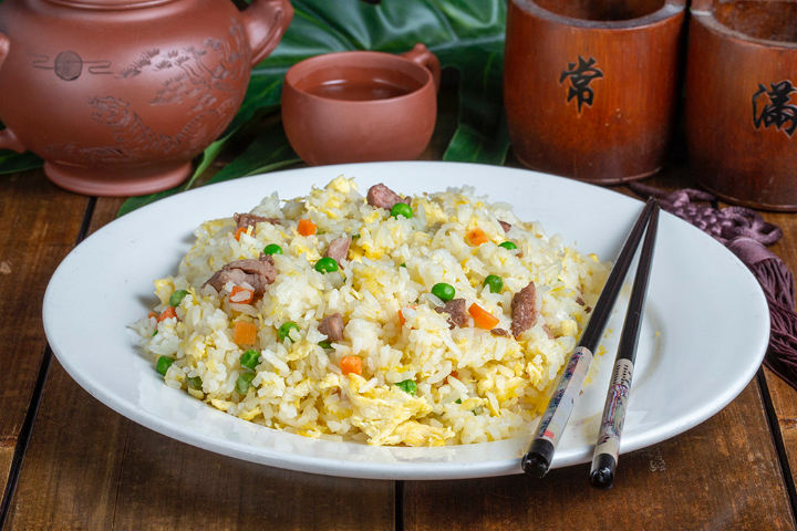 413. Riz Cantonais Sauté au Bœuf - Hungky