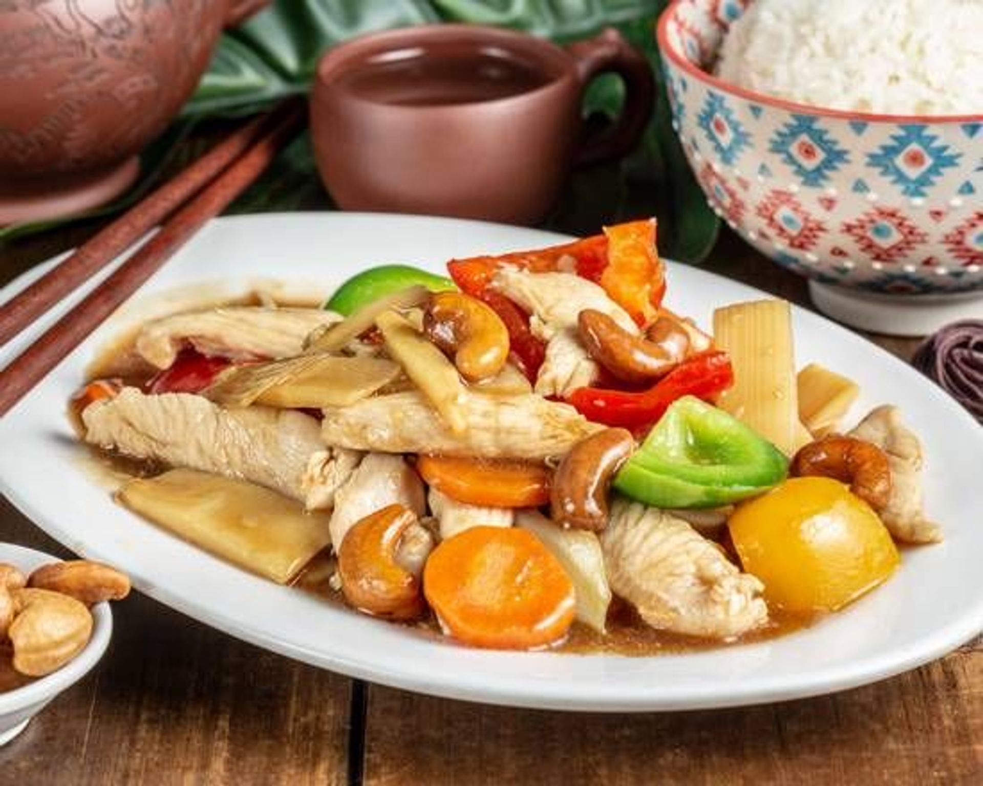 50. Riz poulet aux noix de cajou - Hungky