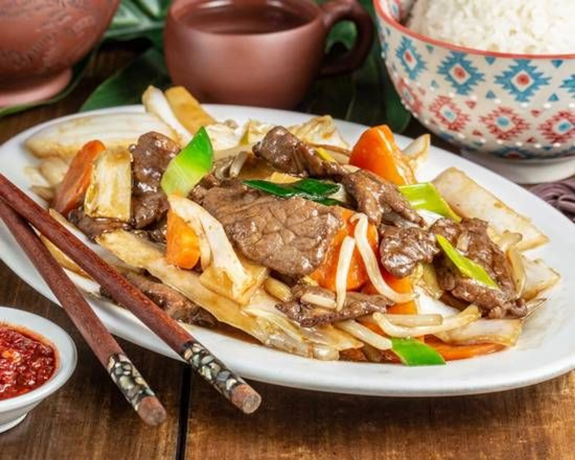 74. Riz bœuf chop suey - Hungky