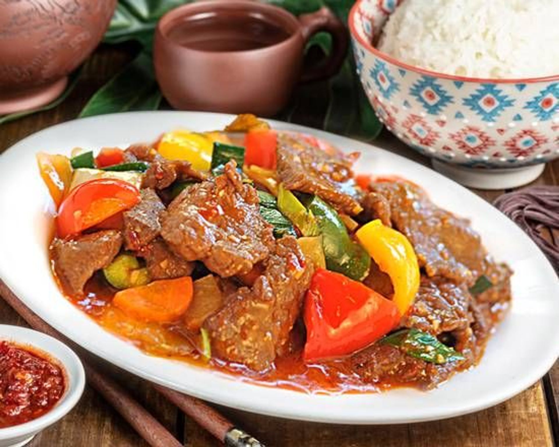 76. Riz bœuf szetchuan - Hungky