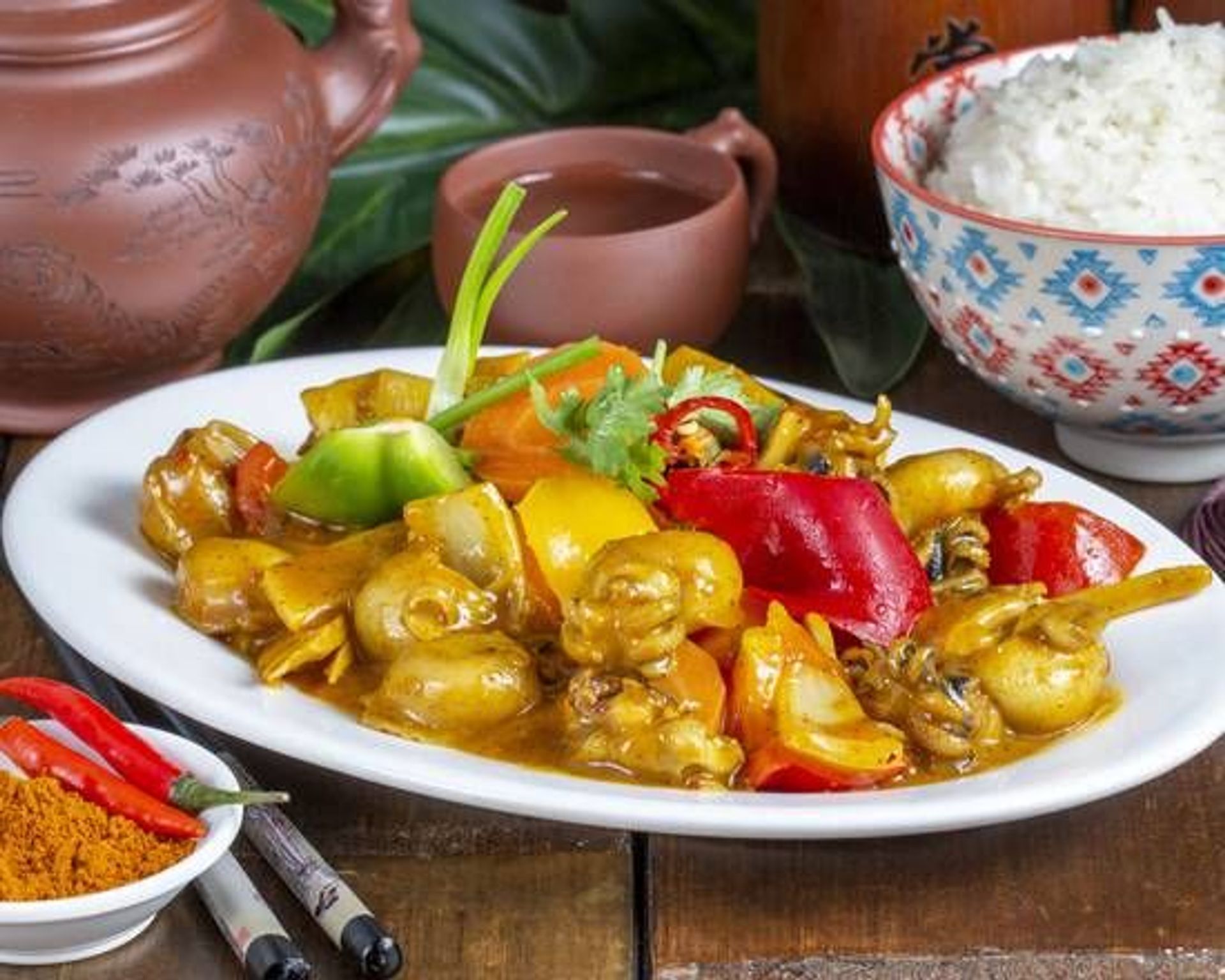 112. Riz à la seiche et au curry - Hungky