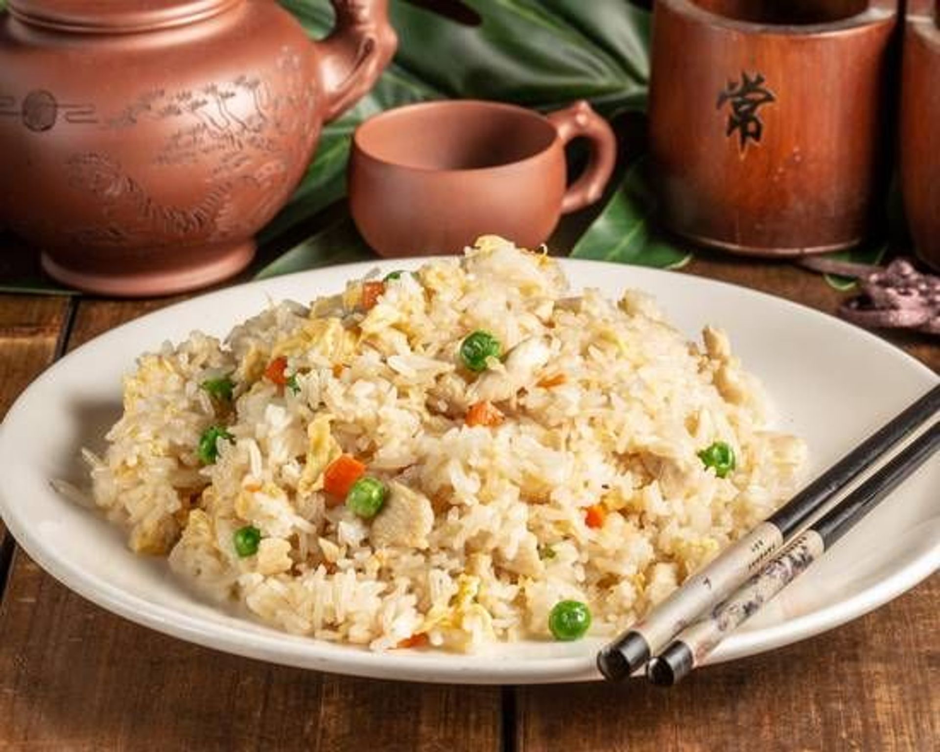 412. Riz cantonais sauté aux poulets - Hungky
