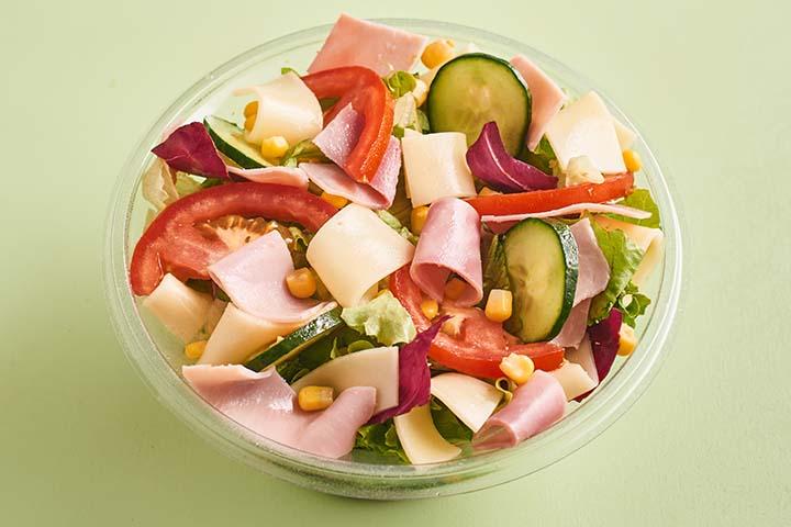 Cooked Ham and Cheese Salad - La Maison du Sandwich (Vieille Ville)