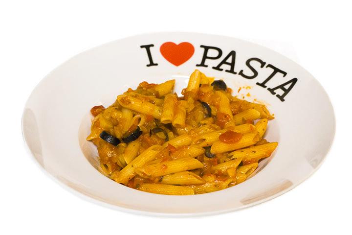Pasta Sicilian gratinated - Poulet Pizzaland