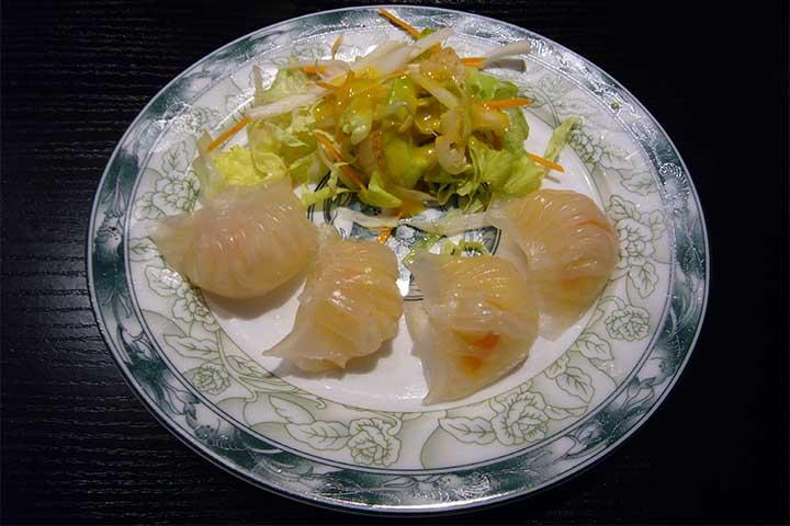 26. Steam shrimp dumpling - Au Délicieux