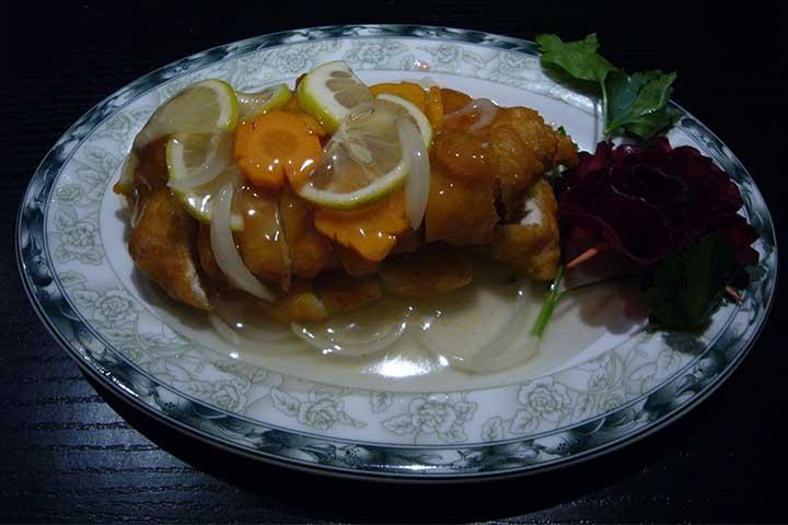 41. Chicken filet with lemongrass - Au Délicieux