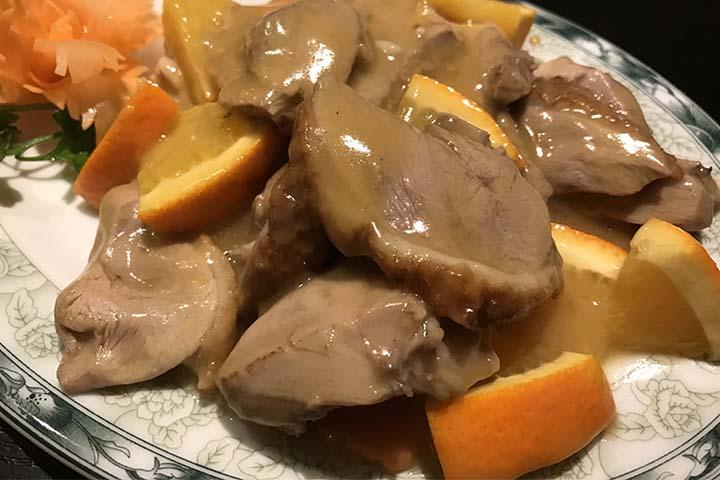 84. Sauteed duck with orange - Au Délicieux