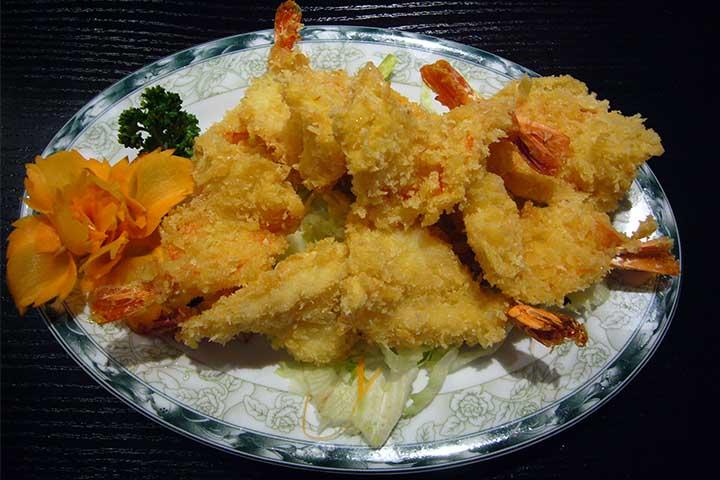 92. Shrimp fritter - Au Délicieux