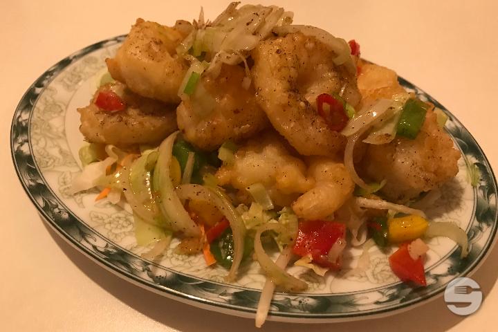 96. Sauteed squid with spicy salt - Au Délicieux