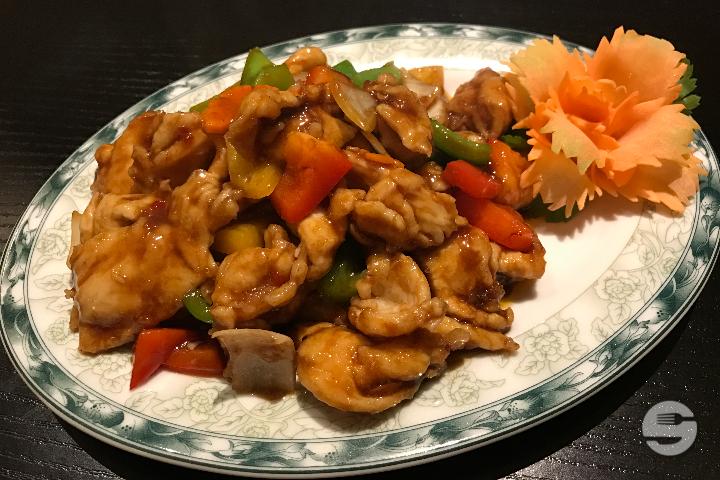 47.poulet sauté Sichuan - Au Délicieux