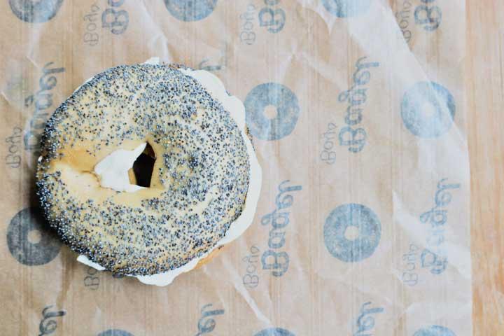 Toasted Bagel mit cream cheese nach Wahl - Bagelboys