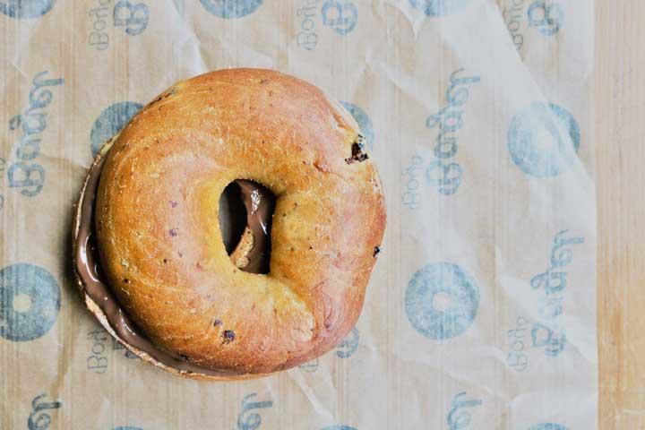Toasted bagel mit Nutella - Bagelboys