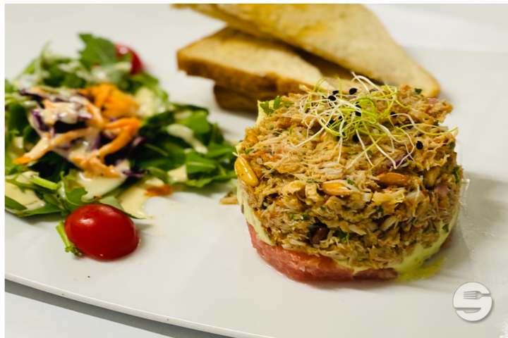 Tartare de Crabe (entrée) - Les Fraisiers