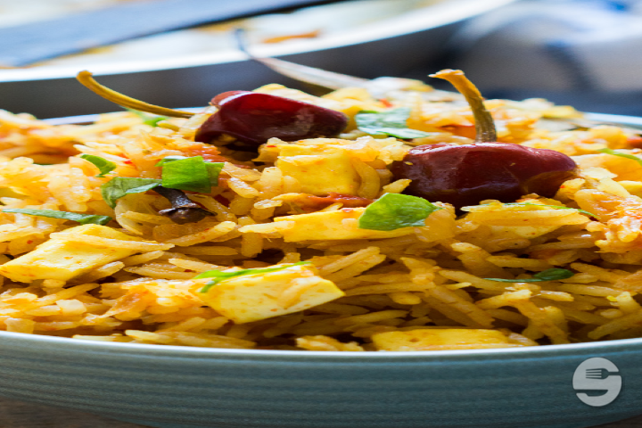 Tofu Biriyani - Taj Palace