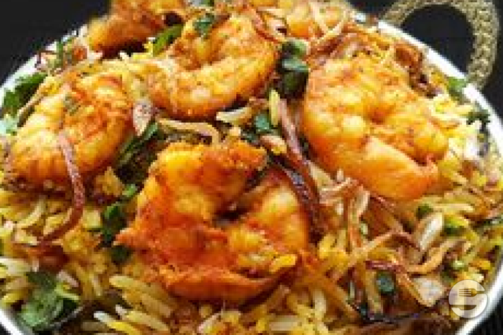 shrimp Biriyani - Taj Palace
