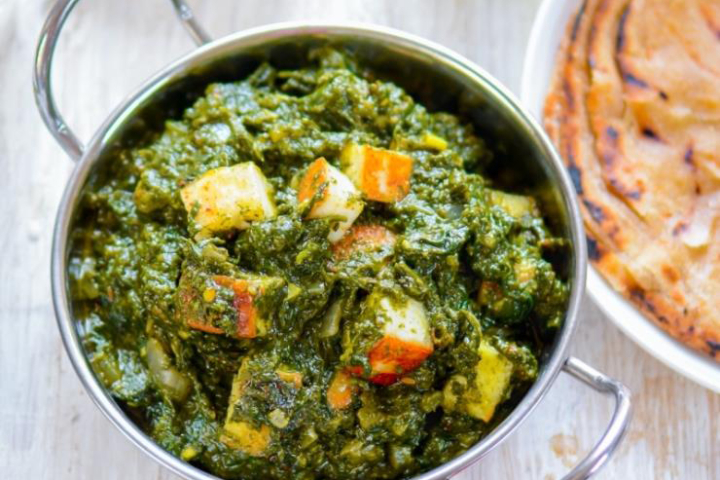 Plant Based Beef Hariyali ( green masala ) - Taj Palace