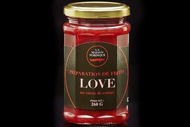 Love marmelade (fraise-passion-pétales de roses) - La Maison Nordique
