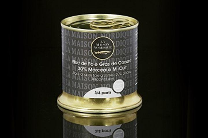 Bloc de Foie Gras de Canard (30% Mi-cuit) - La Maison Nordique