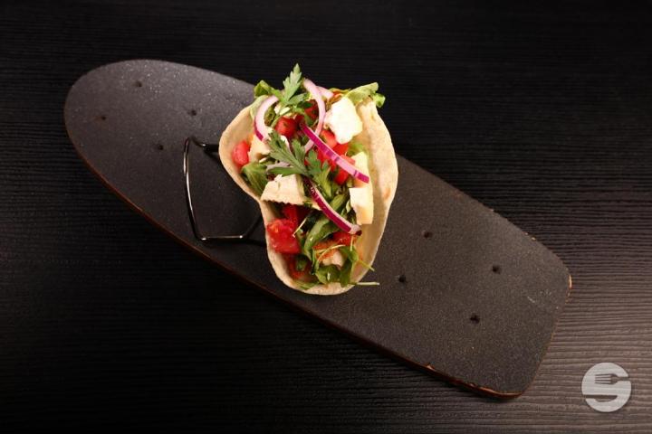 Goat cheese and chicken Tacos - FMR DOWNTOWN