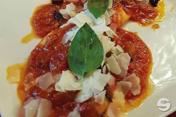 Homemade Ravioli alla Norma - La Conca d'Oro *