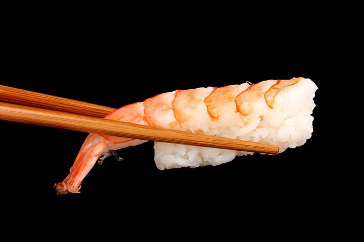 Nigiri Ebi 2 pieces - Crazy Fish