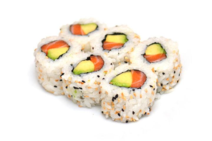 California Salmon & avocado 6 pieces - Crazy Fish