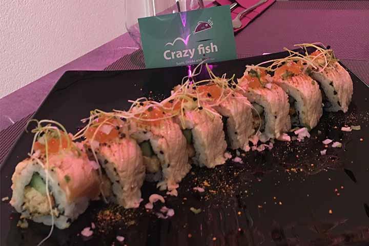 Breaded salmon 6 pieces - Crazy Fish