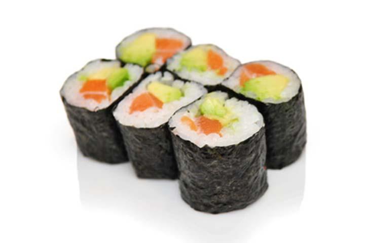 Hosomaki Salmon & avocado 6 pieces - Crazy Fish