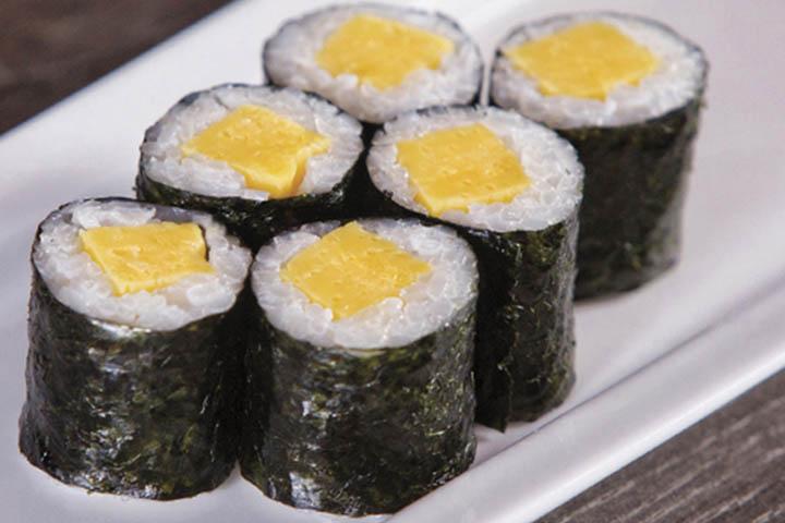 Hosomaki Tamago 6 pieces - Crazy Fish